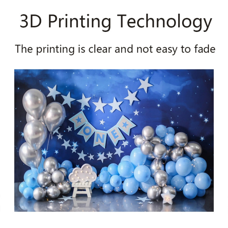 2.1m x 1.5m Birthday Party Shooting 3D Printed Background Cloth(4725) - Camera Accessories by buy2fix | Online Shopping UK | buy2fix