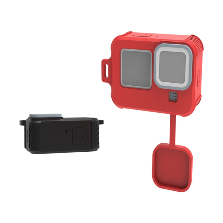 For GoPro HERO10 Black / HERO9 Black Liquid Silicone Case(White) - DJI & GoPro Accessories by buy2fix | Online Shopping UK | buy2fix