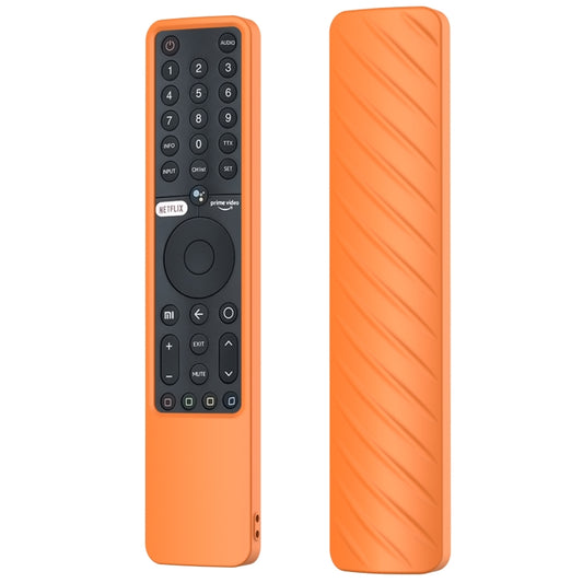 Suitable for Xiaomi P1 Remote Control Twill Washable Drop-proof Silicone Case(Orange) - Consumer Electronics by buy2fix | Online Shopping UK | buy2fix