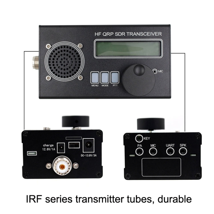 Mini 8 Band SSB/CW QRP Transceiver For Ham Radio, Style: Host + Hand Mi  + US - Consumer Electronics by buy2fix | Online Shopping UK | buy2fix