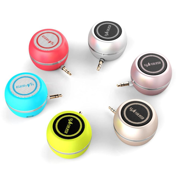 Yayusi A5 Mobile Phone Computer Plug In Audio Mini External Speaker, Color: Fantastic Silver - Mini Speaker by Yayusi | Online Shopping UK | buy2fix