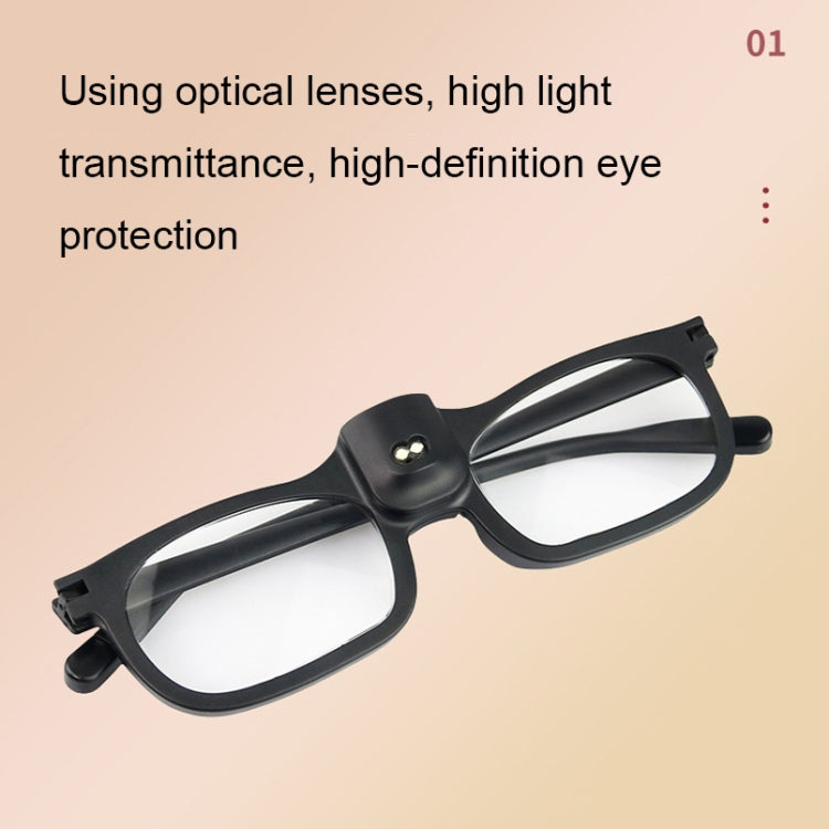 Glasses-Type Painting and Reading Magnifying Glass with 2LED Lights, Specification: 19156-3C - Consumer Electronics by buy2fix | Online Shopping UK | buy2fix