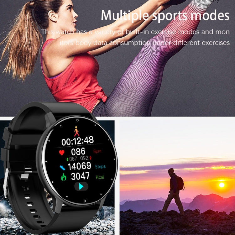 BW0223 Heart Rate/Blood Oxygen/Blood Pressure Monitoring Bluetooth Smart Calling Watch, Color: Silicone Black - Smart Wear by buy2fix | Online Shopping UK | buy2fix