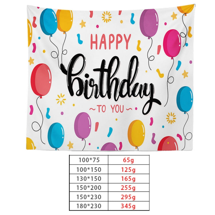 Happy Birthday Photo Backdrop Party Decoration Tapestry, Size: 200x150cm(GT56-5) - Camera Accessories by buy2fix | Online Shopping UK | buy2fix