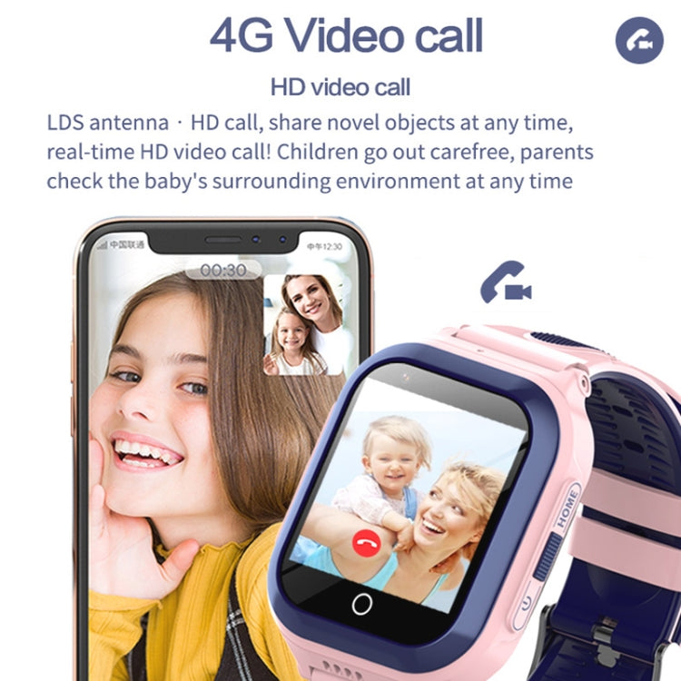 DF70 1.4 Inch 4G GPS + WIFI + LBS Positioning Children Calling Watch With SOS Function, Color: Pink - Smart Wear by buy2fix | Online Shopping UK | buy2fix