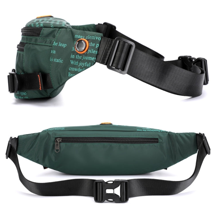 HAOSHUAI 5132 Outdoor Men Waist Bag Sports Running Chest Bag(Black) - Waist Bags by HAOSHUAI | Online Shopping UK | buy2fix