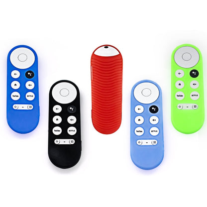 For Google Chromecast 2020 Y16 Remote Control Anti-fall Silicone Protective Case(Luminous Blue) - Consumer Electronics by buy2fix | Online Shopping UK | buy2fix