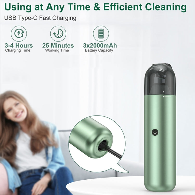 Pinjia P07 Wireless Mini Fashion Vehicle Vacuum Cleaner(Gradient Gray) - Vacuum Cleaner by Pinjia | Online Shopping UK | buy2fix