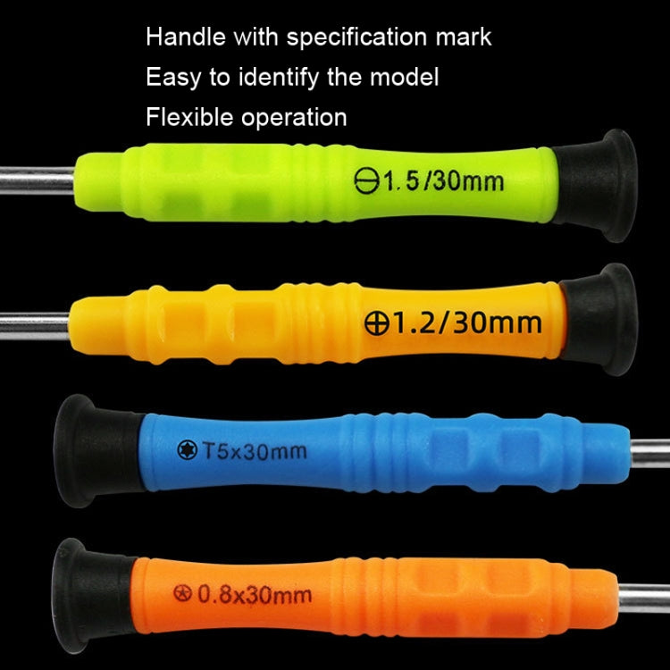 20pcs Mini Screwdriver Anti-Slip Mobile Phone Disassembly Maintenance Tools, Series: T4 - Repair & Spare Parts by buy2fix | Online Shopping UK | buy2fix
