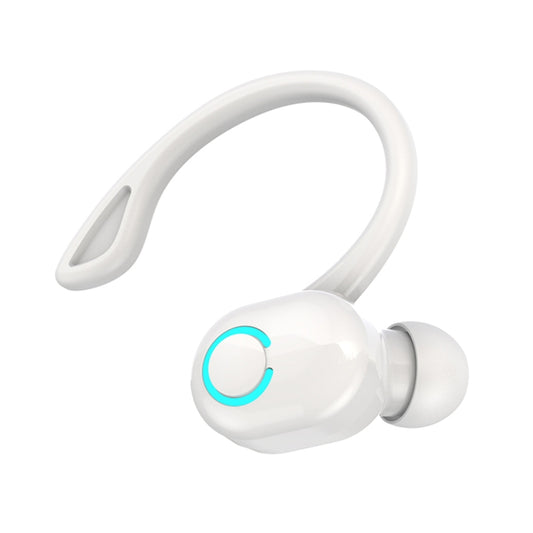 S10 Bluetooth Headset Business Model Hanging Ear Type Stereo Earphone(White) - Bluetooth Earphone by buy2fix | Online Shopping UK | buy2fix