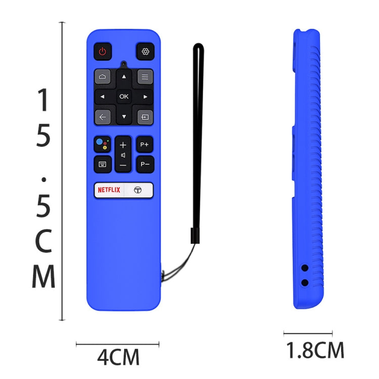 For TCL RC802V FMR1 FNR1 Y40 TV Remote Control Anti-Drop Silicone Protective Case(Luminous Green) - Consumer Electronics by buy2fix | Online Shopping UK | buy2fix