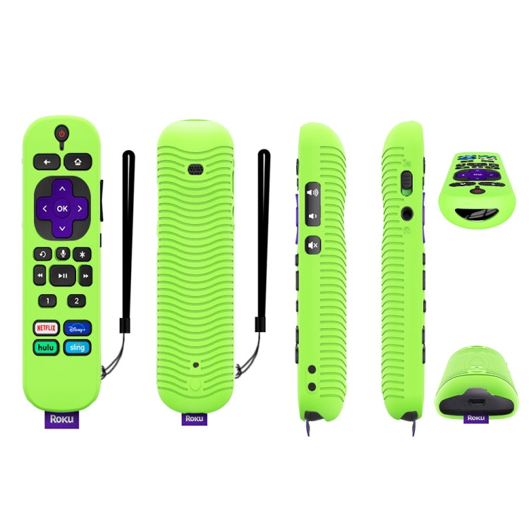 For TCL Roku Voice Remote Pro Y30 Remote Control Shockproof Silicone Protective Case(Luminous Green) - Consumer Electronics by buy2fix | Online Shopping UK | buy2fix