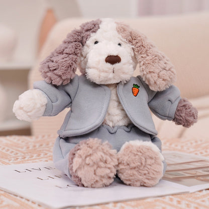 Cute Dressing Teddy Plush Toys Decorative Gift Plush Doll, Color: Gray Suit - Soft Toys by buy2fix | Online Shopping UK | buy2fix