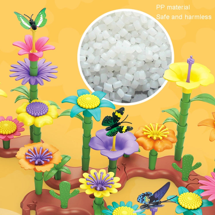 272pcs/set Children Intellectual Development DIY Assembly Flower Arrangement Toys - Building Blocks by buy2fix | Online Shopping UK | buy2fix