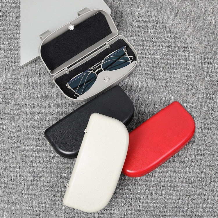 Multifunctional Car Glasses Box Car Sunshine Board Tickets Glasses Clamp(Grey) - In Car by buy2fix | Online Shopping UK | buy2fix