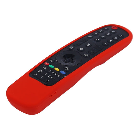 For LG MR21GA/MR21GC 2pcs Remote Control Silicone Case(Red) - Consumer Electronics by buy2fix | Online Shopping UK | buy2fix