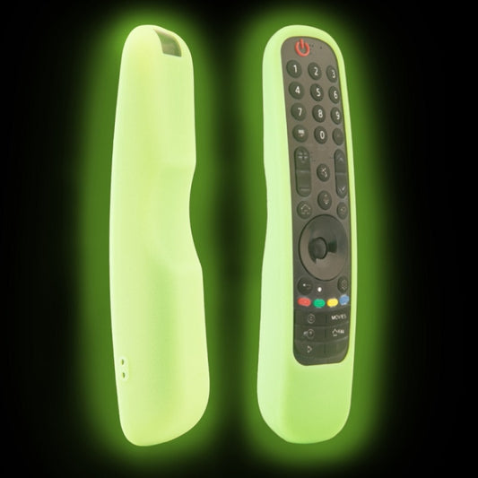 For LG MR21GA/MR21GC 2pcs Remote Control Silicone Case(Fluorescent Green) - Consumer Electronics by buy2fix | Online Shopping UK | buy2fix