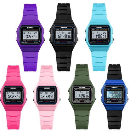 SKMEI 1460 Children Luminous Multifunctional Waterproof Thin Sports Watch(Pink Blue) - Sport Watches by SKMEI | Online Shopping UK | buy2fix