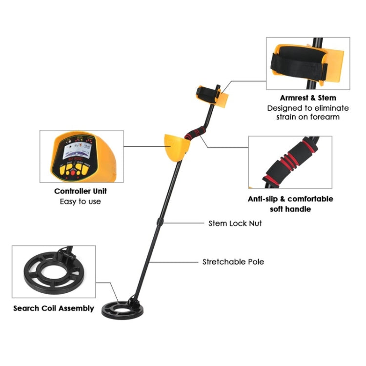 MD9020C High Sensitivity LCD Display Metal Detector - Consumer Electronics by buy2fix | Online Shopping UK | buy2fix