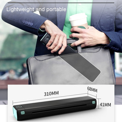 M08F Bluetooth Wireless Handheld Portable Thermal Printer(Green Tattoo Version) - Printer by buy2fix | Online Shopping UK | buy2fix