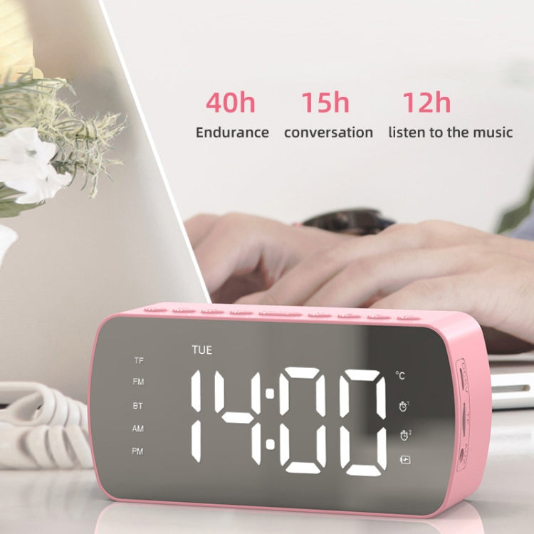 Q5 Outdoor Portable Card Bluetooth Speaker Small Clock Radio, Color: Black 1400mAh - Mini Speaker by buy2fix | Online Shopping UK | buy2fix