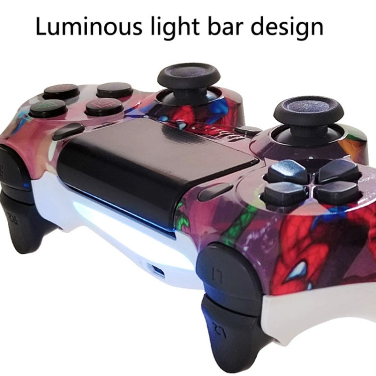 For PS4 Wireless Bluetooth Game Controller With Light Strip Dual Vibration Game Handle(Burst) - Gamepads by buy2fix | Online Shopping UK | buy2fix