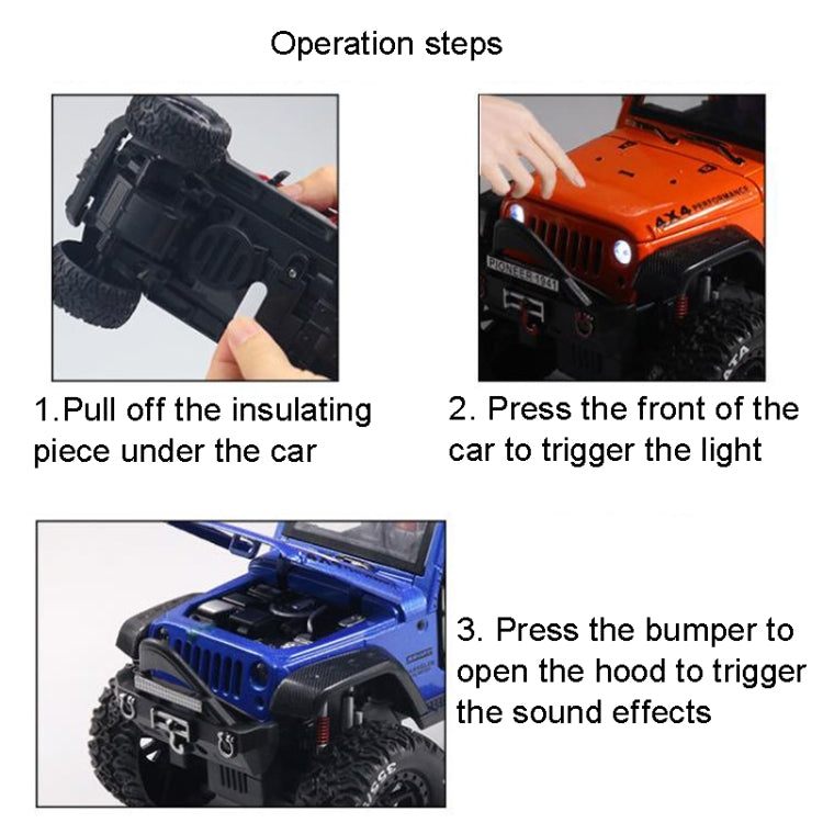 1:24 Simulation Alloy SUV Model Sound and Light Toys for Children(Blue) - Model Toys by buy2fix | Online Shopping UK | buy2fix