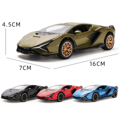 1:32 Simulation Sound Light Children Alloy Sports Car Model Boy Car Toy(Red) - Model Toys by buy2fix | Online Shopping UK | buy2fix