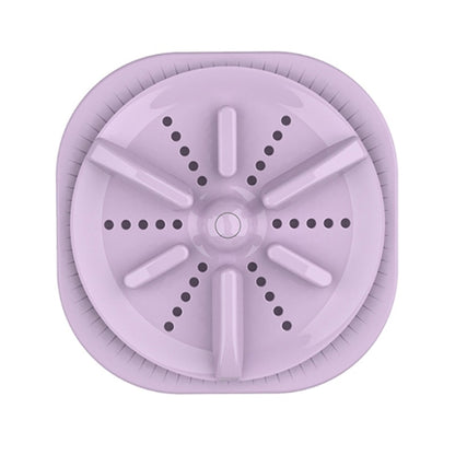 Portable Mini Turbo Switch Three-Speed Timing Washing Machine, Size: Turbine Basic(Purple) - Washing Machines & Accessories by buy2fix | Online Shopping UK | buy2fix