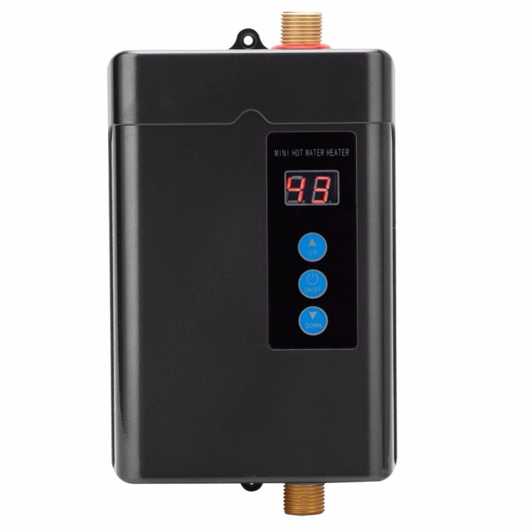 EU Plug 4000W Electric Water Heater With Remote Control Adjustable Temperate(Black) - Water Heaters & Parts by buy2fix | Online Shopping UK | buy2fix