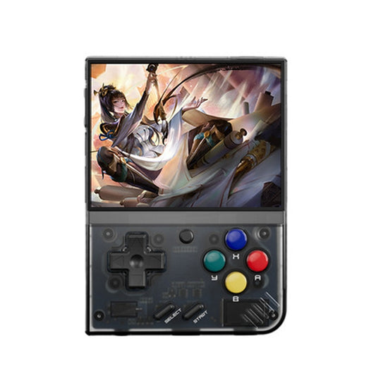 Miyoo Mini Plus 3.5 Inch IPS Screen Retro Handheld Game Console 32GB 9K Games(Transparent Black) - Pocket Console by buy2fix | Online Shopping UK | buy2fix