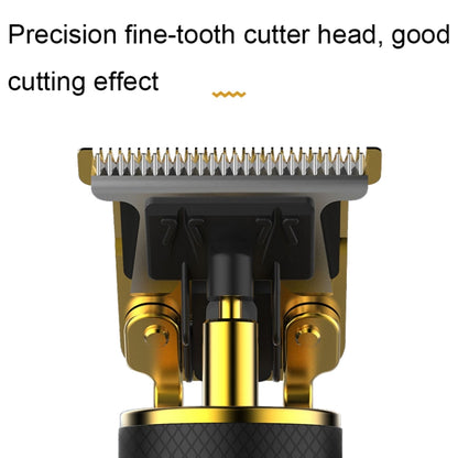 USB Rechargeable Digital Display Engraving Ceramic Knife Electric Hair Clipper(Digital Display Gold) - Hair Trimmer by buy2fix | Online Shopping UK | buy2fix