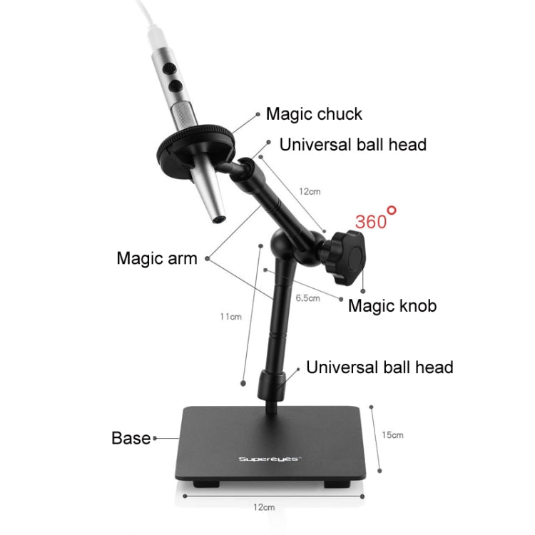 5 Million Digital Electron Microscope Magnifying Dermatoscope, Specification: B008+Z001 Bracket - Digital Microscope by buy2fix | Online Shopping UK | buy2fix