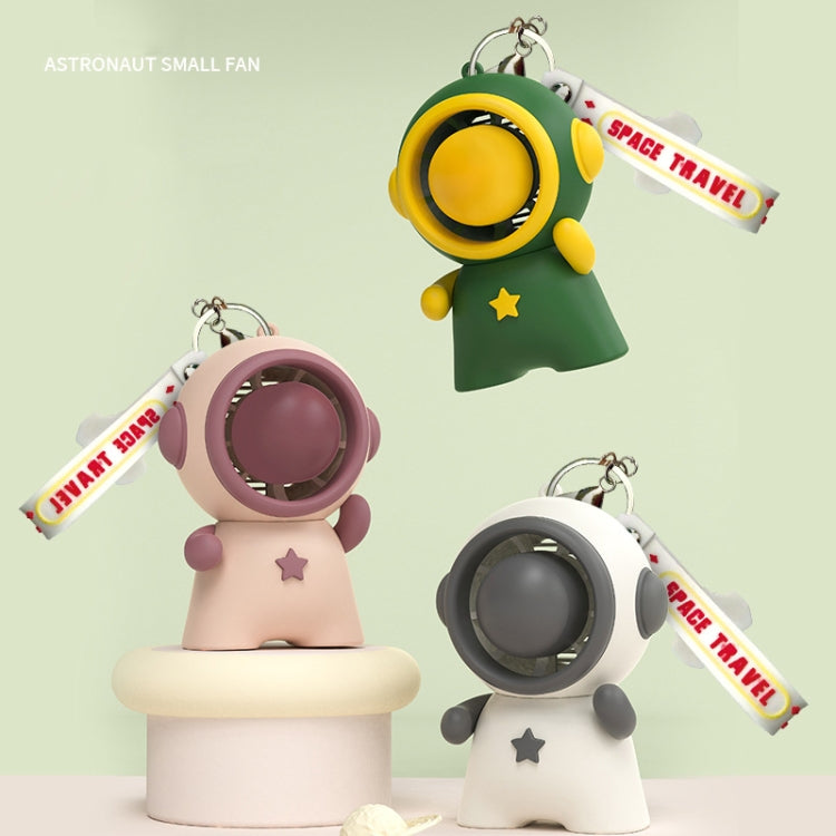 Astronaut Doll Pendant Keychain Fan(Pink) - Electric Fans by buy2fix | Online Shopping UK | buy2fix