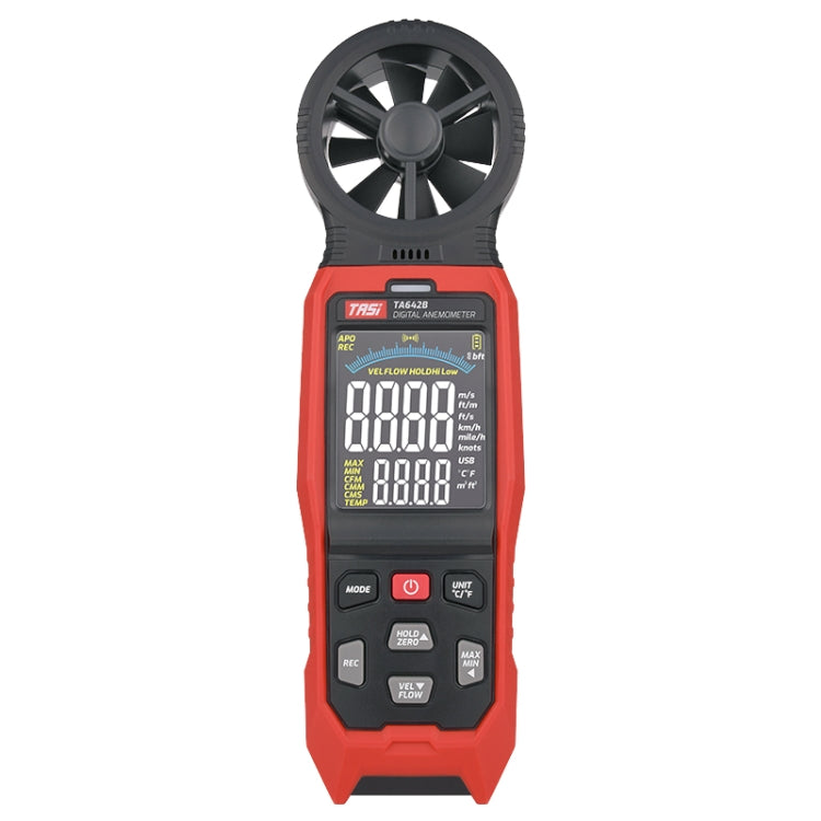 TASI TA642B Portable Digital Wind Speed Meter Air Volume Tester - Tachometers & Anemometer by TASI | Online Shopping UK | buy2fix