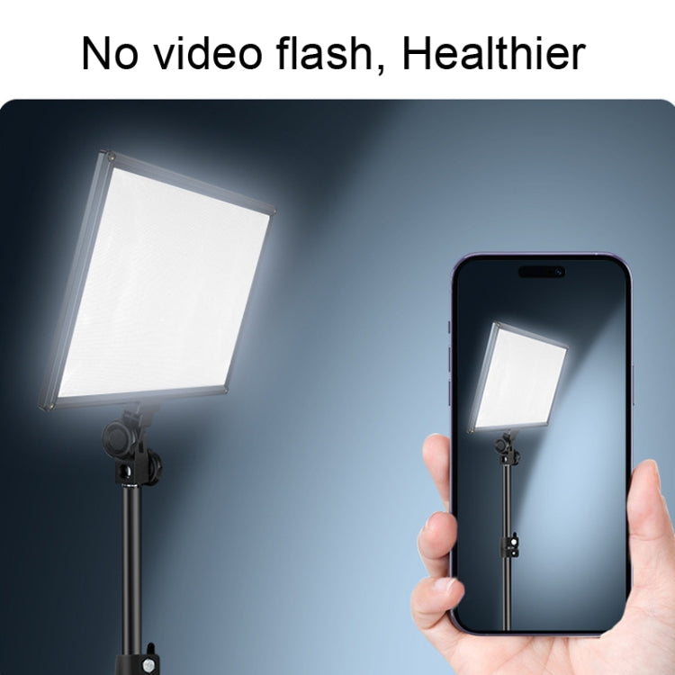 Pixel P50 Dual Color Temperature Flat Panel Fill Light 45W Soft Outdoor Shooting Fill Light for Straight Photography(Lamp+AU Plug Adapter) -  by Pixel | Online Shopping UK | buy2fix