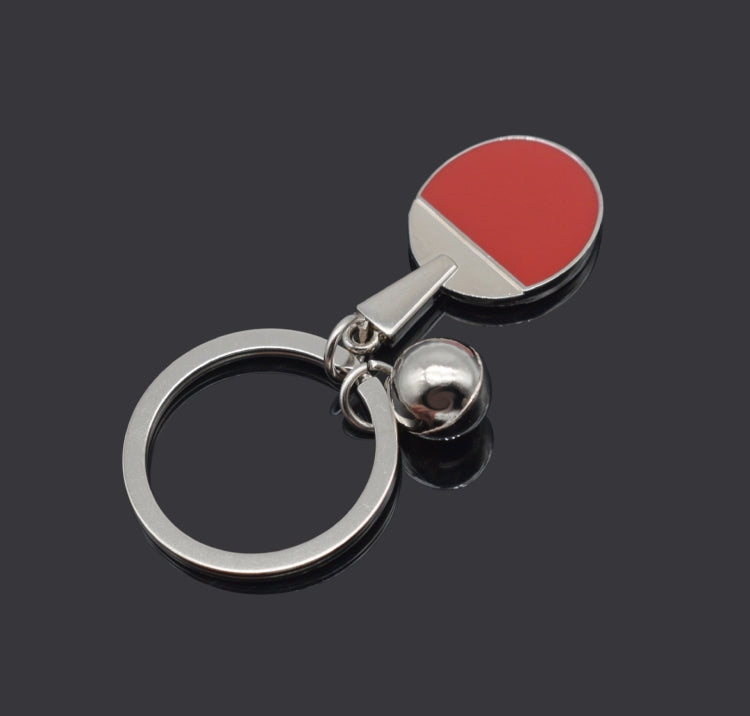 2pcs Table Tennis Metal Keychain Small Gift(BY-030) - Key Rings by buy2fix | Online Shopping UK | buy2fix