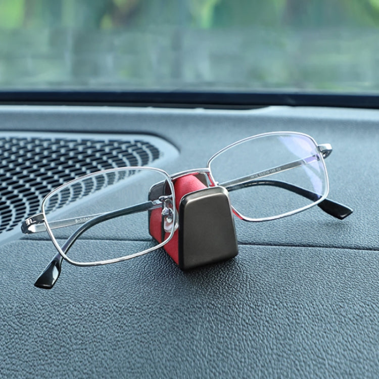 Car Dashboard Glasses Storage Multifunctional Card Holder(Red) - Sunglasses & Glasses Clips by buy2fix | Online Shopping UK | buy2fix