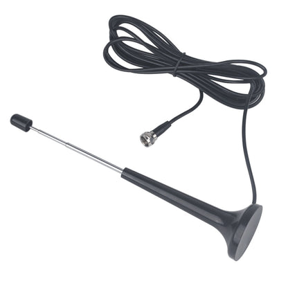 Extended Radio Antenna With Magnetic Base TV Adapting F-Connector FM Regulatory TV Radio Antenna - DVB-T & Simulation Antenna by buy2fix | Online Shopping UK | buy2fix