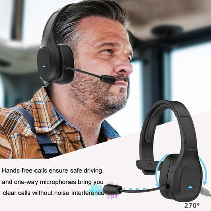 Wireless Bluetooth 5.0 Head-mounted Telephone Microphone Headset - Microphones & Headsets by buy2fix | Online Shopping UK | buy2fix