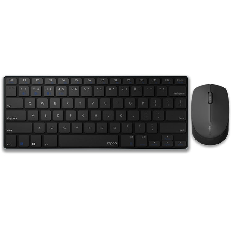 Rapoo 9000G 78 Keys Multi-modes Wireless Keyboard and Mouse Set(Black) - Wireless Keyboard by Rapoo | Online Shopping UK | buy2fix