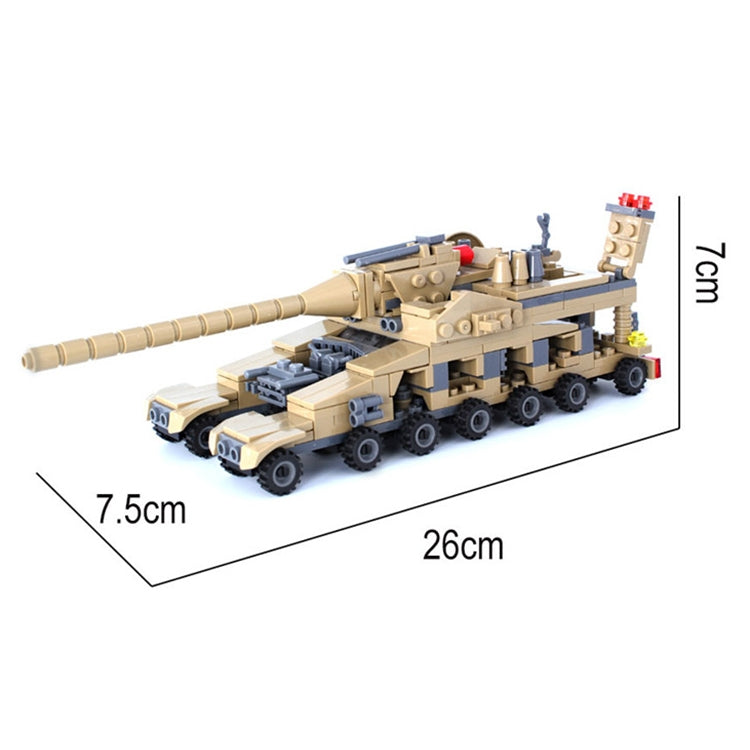 KAZI Super Tanks Building Blocks 16 in 1 Sets Bricks Model Brinquedos Toys, Age Range: 6 Years Old Above - Building Blocks by buy2fix | Online Shopping UK | buy2fix