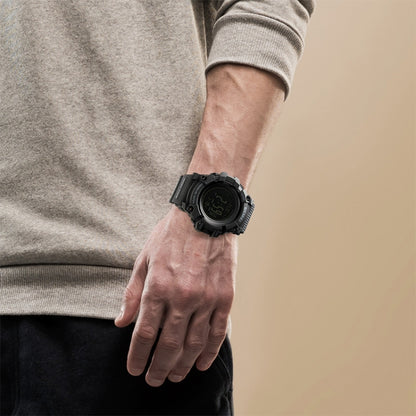 SKMEI 1358 Multifunctional Men Outdoor Sports 30m Waterproof Digital Watch with Compass / Barometer / Altimeter/ Pedometer Function(Black) - Sport Watches by SKMEI | Online Shopping UK | buy2fix