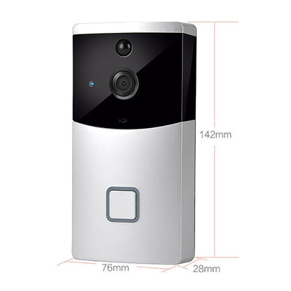 VESAFE Home VS-M2 HD 720P Security Camera Smart WiFi Video Doorbell Intercom, Support TF Card & Night Vision & PIR Detection APP for IOS and Android(Silver) - Security by buy2fix | Online Shopping UK | buy2fix