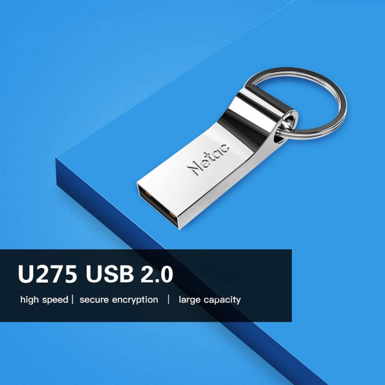 Netac U275 8GB USB 2.0 Secure Encryption Aluminum Alloy U Disk - USB Flash Drives by Netac | Online Shopping UK | buy2fix